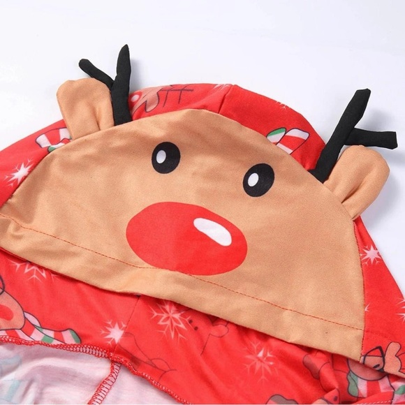Mens Hooded Christmas Reindeer One Piece Romper with Zipper, size XL π
- Picture 3 of 8